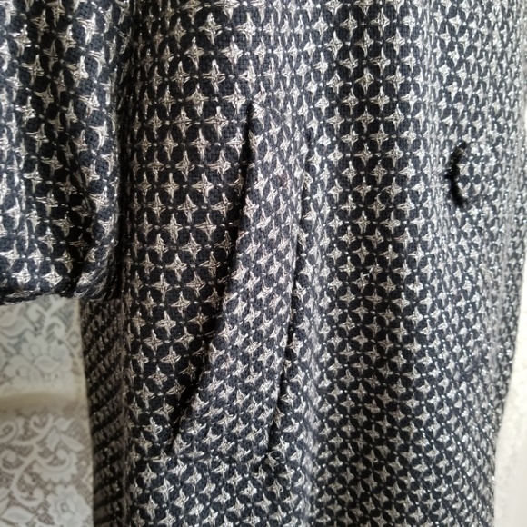 Macy Black & Gold Button Jacket Blazer Size 8 NWT - Picture 5 of 8